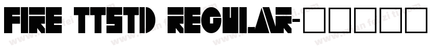Fire ttstd Regular字体转换